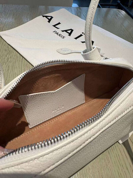 Сумка Alaïa женский кожа белый 153076-4