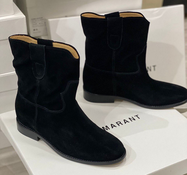 Ботинки Isabel Marant женский замша черный 14022
