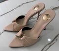Шлепки Saint Laurent женский кожа swift 192503