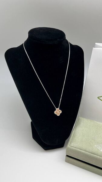 Колье Van Cleef розовый 176094-2