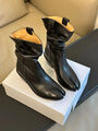 Сапоги Maison Margiela женский кожа черный 124965-2