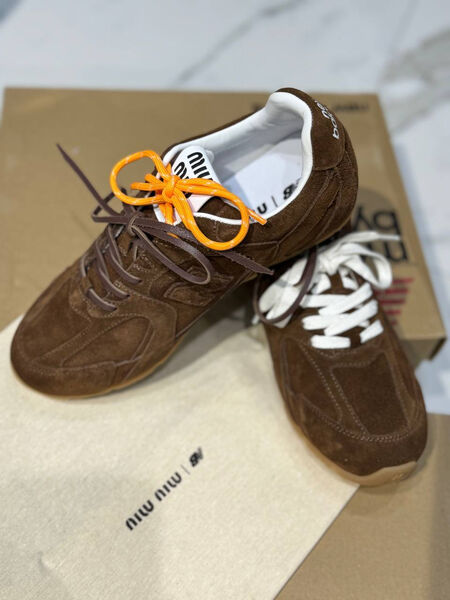 Кроссовки Miu Miu женский замша 138265-3