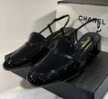 Туфли Chanel женский кожа черный 121466-1