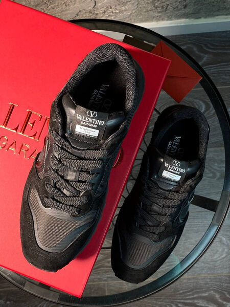 Мужские кроссовки Valentino мужской текстиль черный 131279-9