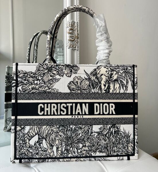 Сумка Christian Dior Book 36 женский текстиль черный 141840