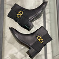 Ботильоны Valentino женский кожа черный 13355-7
