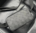 Мужская сумка мессенджер Bottega Veneta мужской кожа черный 42925-1