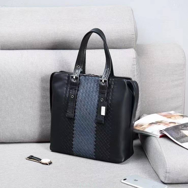 Мужской портфель Bottega Veneta мужской кожа черный 52038-2