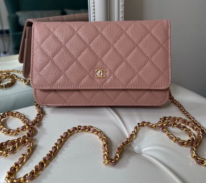 Сумка Chanel Mini женский кожа оранжевый 143077