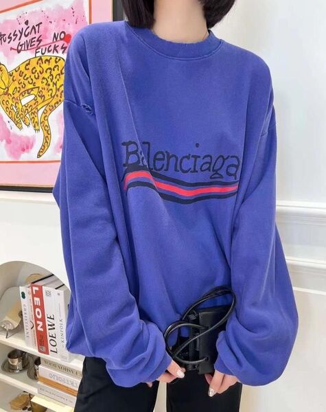 Кофта Balenciaga женский фиолетовый 123690