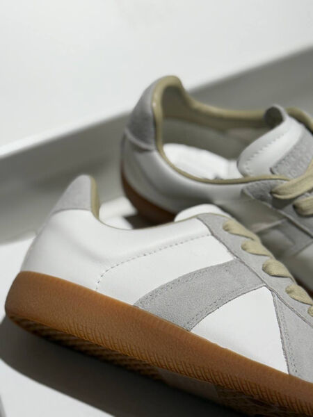Кеды Maison Margiela женский кожа графитовый 181489-4