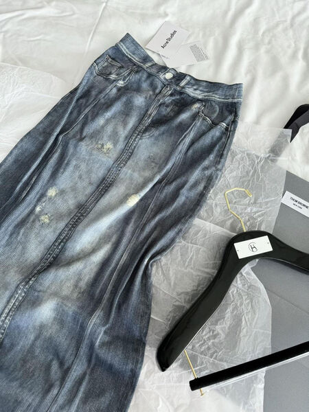 Юбка Acne Studio женский синий 145953-2