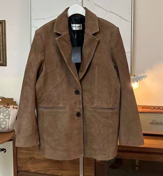 Куртка Saint Laurent женский замша 159401