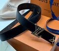 Женский ремень Louis Vuitton женский кожа черный 139022-1