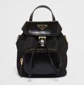 Рюкзак Prada женский кожа черный 129307-1