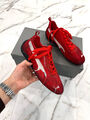 Кроссовки Balenciaga Puma женский замша бордовый 188035-2