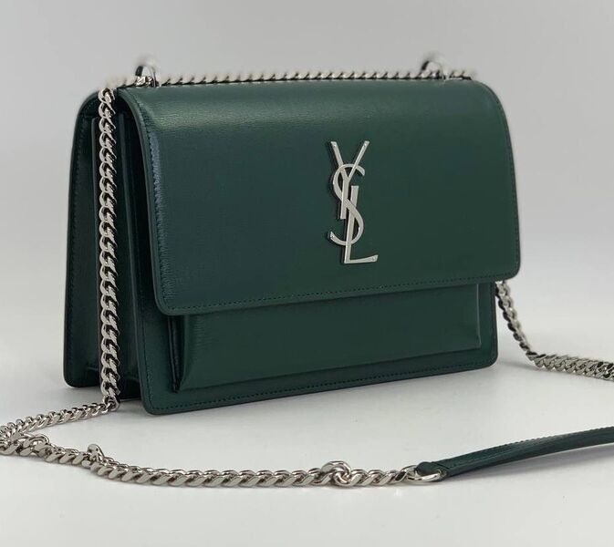Сумка Saint Laurent женский болотный 107052