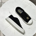 Кеды Chanel женский текстиль черный 142621