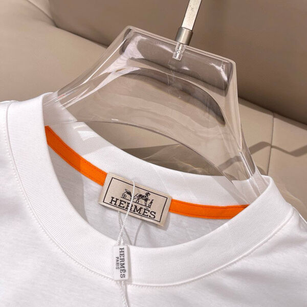 Мужская футболка Hermès мужской белый 181419-5