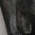 Мужской бомбер Prada мужской кожа черный 173192-4