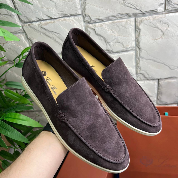 Мужские лоферы Loro Piana мужской замша 96293-6