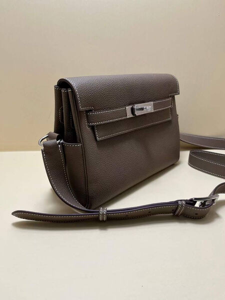 Мужская сумка мессенджер Hermès мужской кожа 142949-3