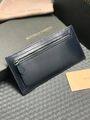 Кошелек-визитница Bottega Veneta мужской кожа синий 32188-4