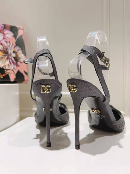Туфли Dolce & Gabbana женский текстиль графитовый 150154-6