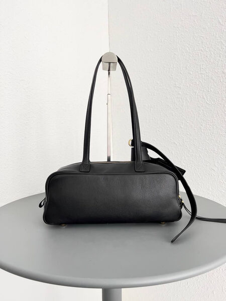 Сумка Balenciaga Carrie женский кожа черный 183948-3