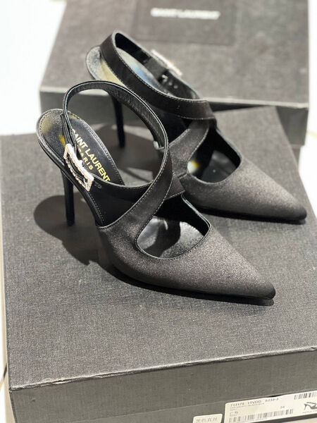 Туфли Saint Laurent женский черный 139608