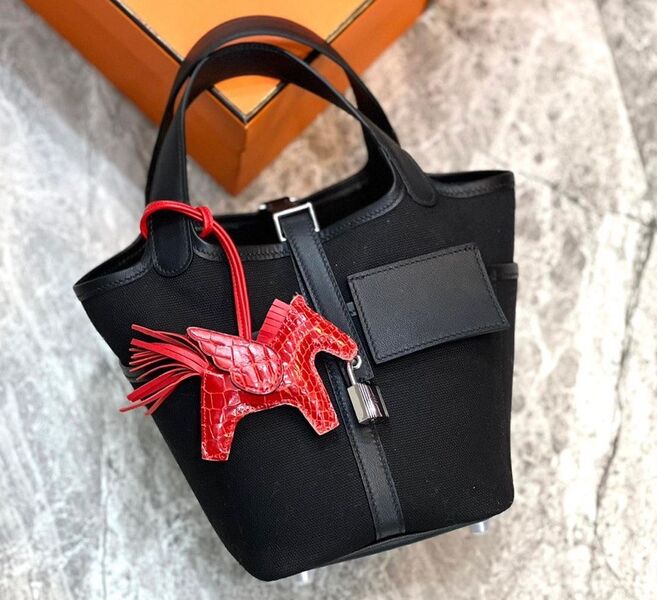 Сумка Hermès женский кожа черный 110165