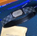 Ремень мужской Louis Vuitton мужской канва синий 63783-1