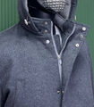 Мужской пуховик Brunello Cucinelli мужской графитовый 136924-5
