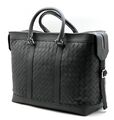 Мужской портфель Bottega Veneta мужской кожа черный 52034-1