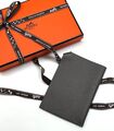 Обложка на паспорт Hermès женский кожа черный 55335-2