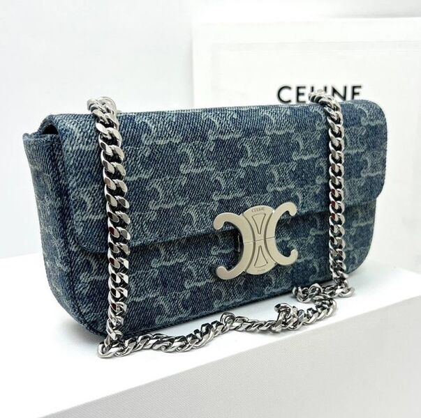 Сумка Celine женский синий 143002