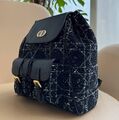 Рюкзак Christian Dior женский текстиль черный 187115-1