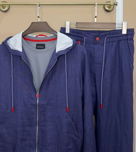 Мужской костюм Kiton мужской синий 142948-3