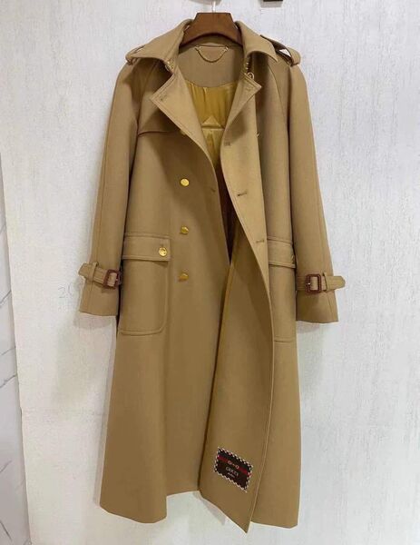 Плащ Gucci женский бежевый 143068