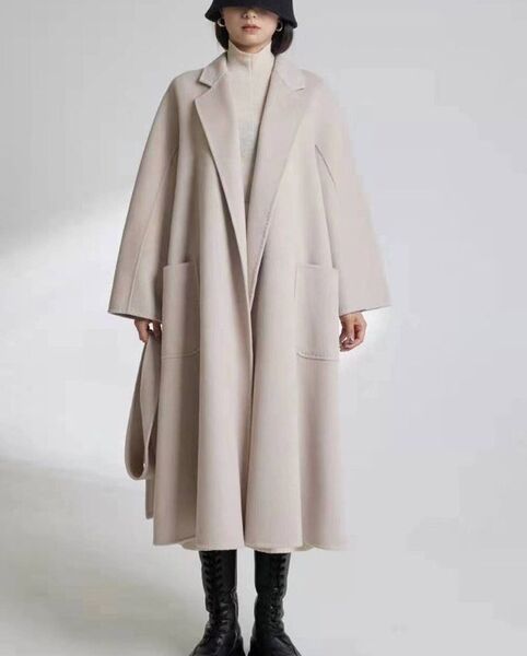 Пальто Max Mara женский бежевый 123572