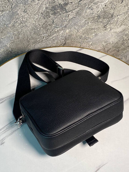 Мужская сумка мессенджер Gucci мужской кожа черный 172601-3