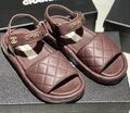 Босоножки Chanel женский кожа 146581-1