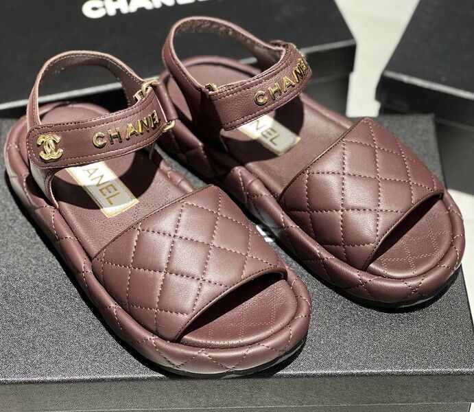 Босоножки Chanel женский кожа 146581