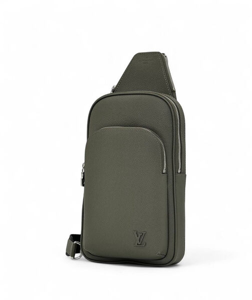 Мужская сумка слинг Louis Vuitton мужской кожа болотный 196115-5