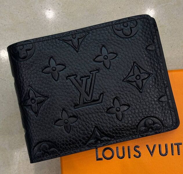 Мужской портмоне Louis Vuitton мужской кожа черный 173775
