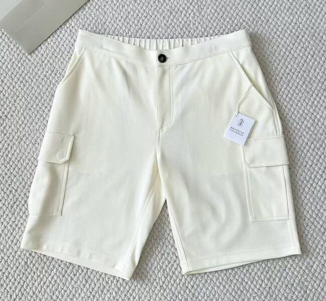 Мужские шорты Brunello Cucinelli мужской белый 173462