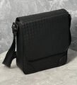 Мужская сумка мессенджер Bottega Veneta мужской кожа черный 200795-4