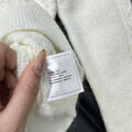 Свитер Chanel женский вязаная ткань белый 165624-6