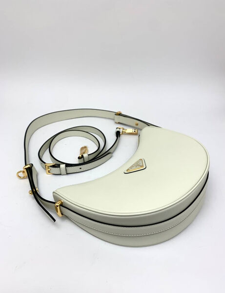 Сумка Prada женский кожа белый 131219-7