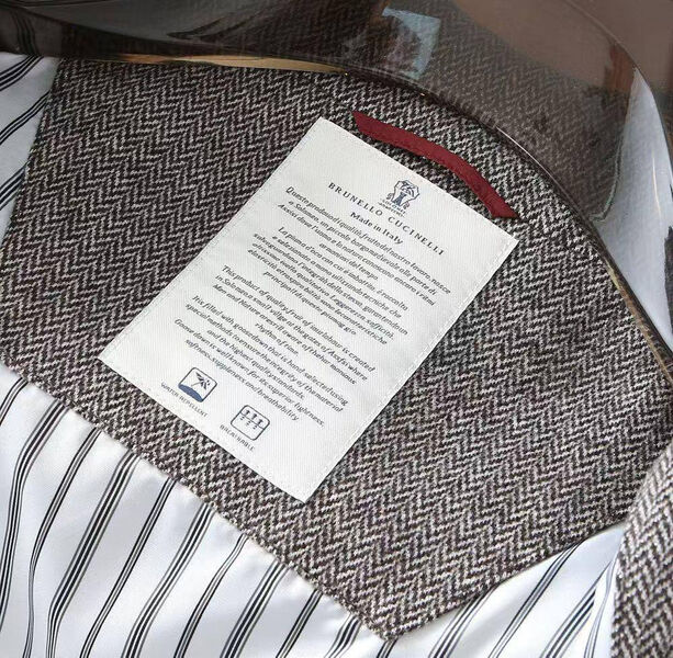 Мужская куртка Brunello Cucinelli мужской бежевый 196225-5